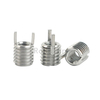 Stainless Steel 303Cu Keensert Zinc Plated Self Locking Threaded Insert Black Oxide Carbon Steel Key Locking Thread Insert for Thread Repair