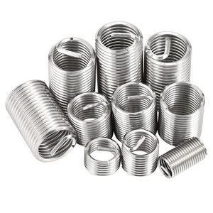 ASME/ANSI B 18.29.1 UNC UNF Zinc Plated Carbon Steel Threaded Bushing Sleeve Helicoil GB24425.1 Stainless Steel 304 Wire Thread Insert For Thread Repair