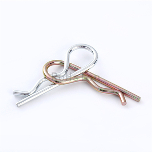 GB4329 ISO7072 DIN11024 Zinc Plated Carbon Steel Split Cotter Pin 304 Stainless Steel B Type R Type Spring Cotter Pin