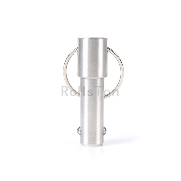 Stainless Steel 304 Quick Release Ball Lock Pin Detent Pin With Pull Ring Handle Spring Loaded Lock Pin