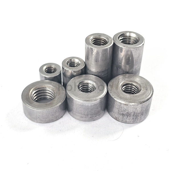 Stainless Steel Elongated Thickened Sleeve Nut Tubular Joint Connector Round Coupling Nut Carbon Steel Cylindrical Weld Nut