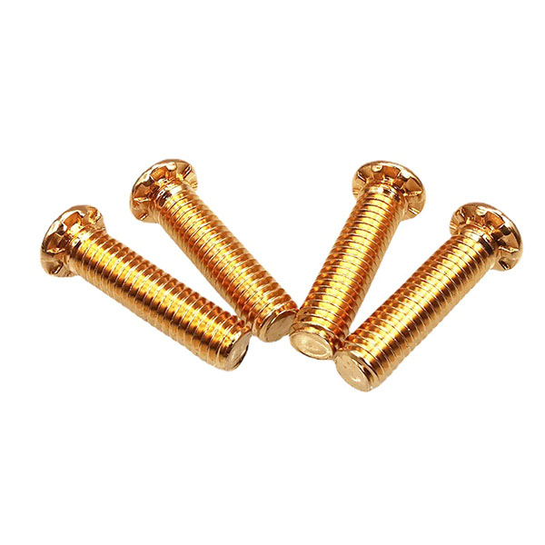 HFHB Plain Phosphor Bronze Heavy Duty Thick Head Self Clinching Bolt High Strength Self Clinching Stud For Sheet Metal