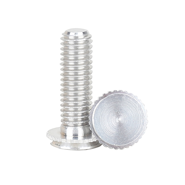 CFHA Aluminium Flat Serrated Thick Head Press Rivet Screw Aluminum Countersunk Head Self Clinching Stud For Sheet Metal