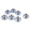 4# 6# 8# 10# 1/4" M3 M4 M5 M6 LAS Galvanized Carbon Steel Self Clinching Nut Zinc Plated Self Locking Floating Nut For Sheet Metal